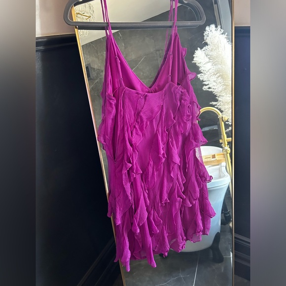 NEW ruffle mini dress - Anthropologie / BHLDN - Picture 3 of 4